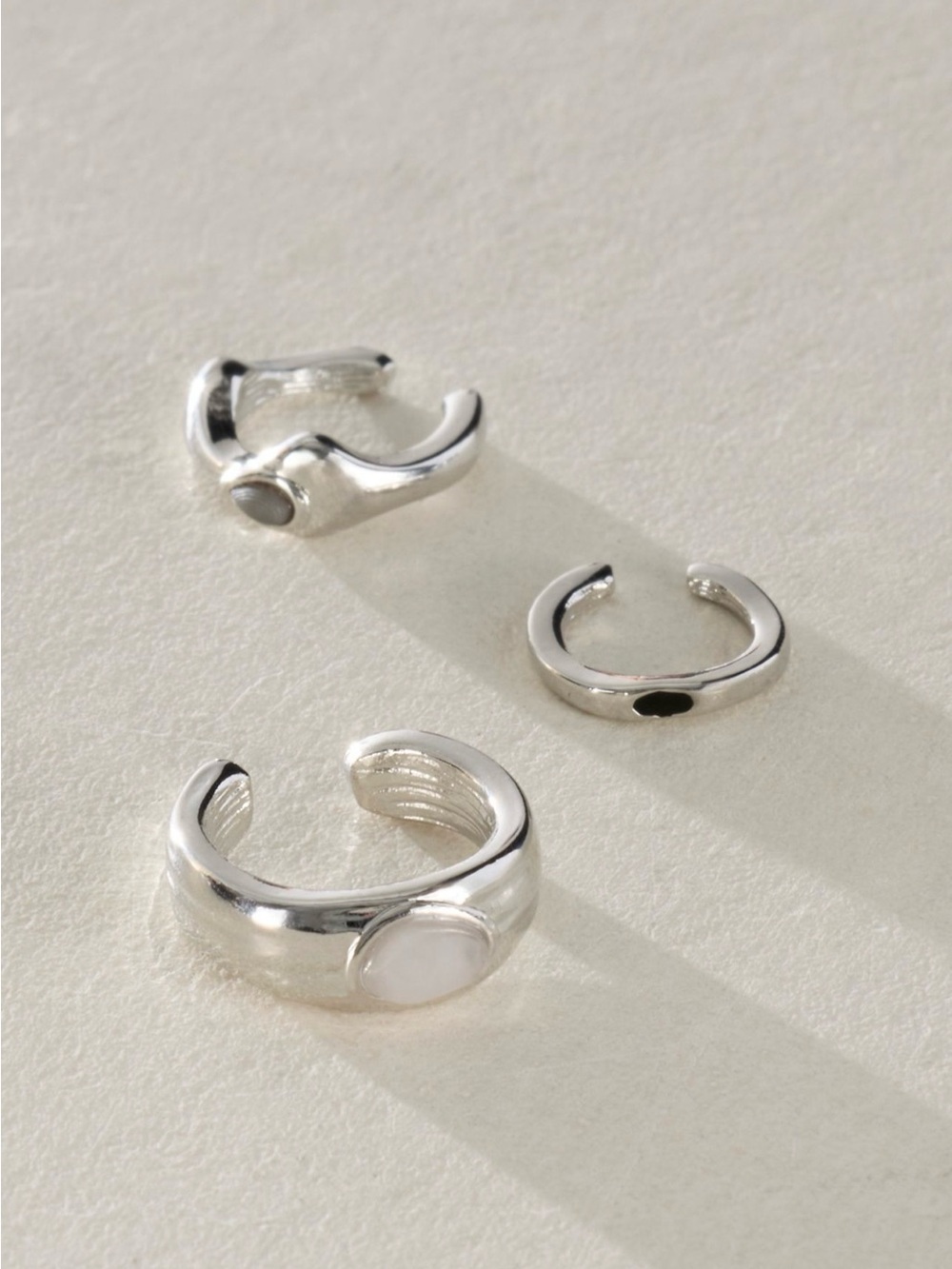 Free People Adoline silver - Tone Ear Cuff set